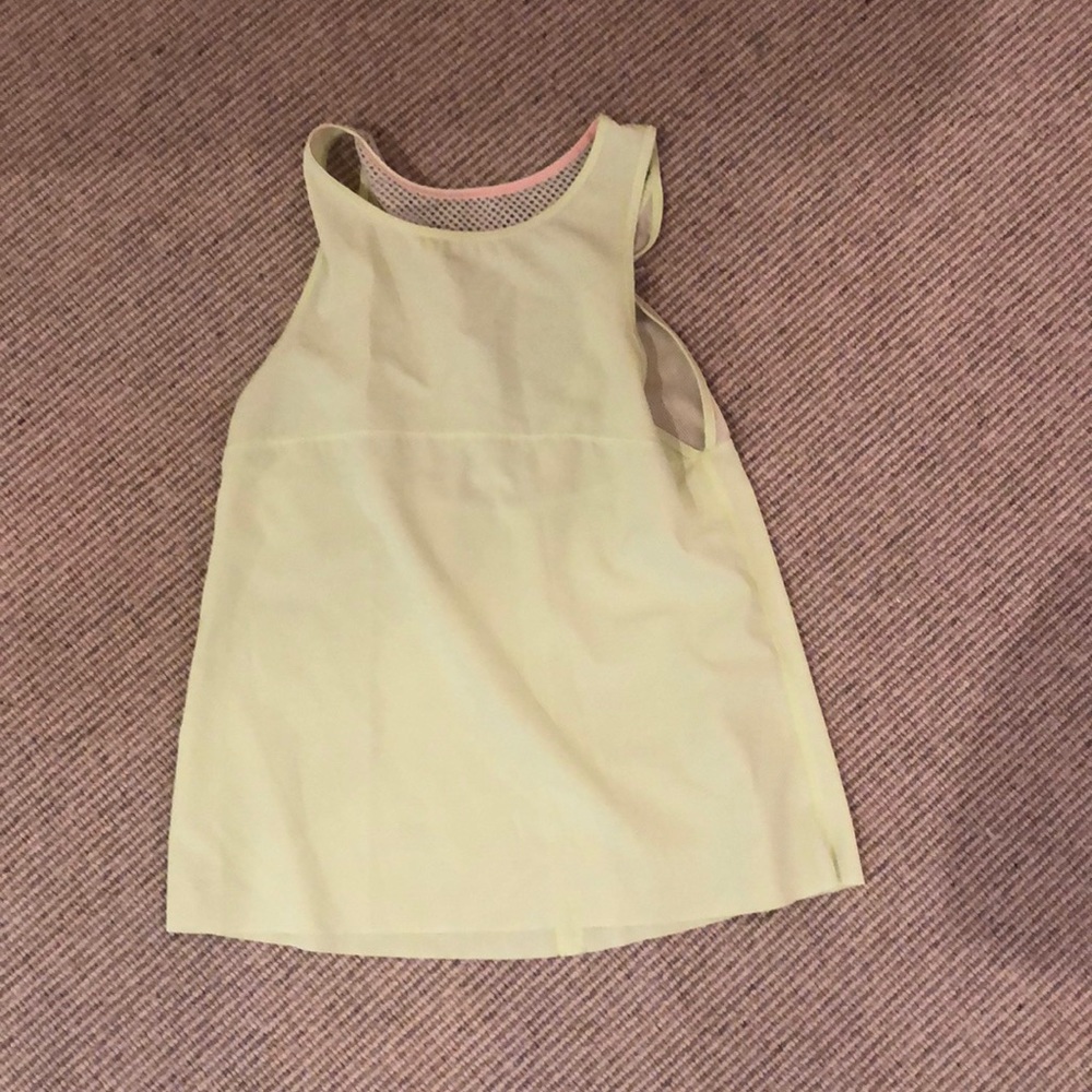 Yellow Ivivva workout top